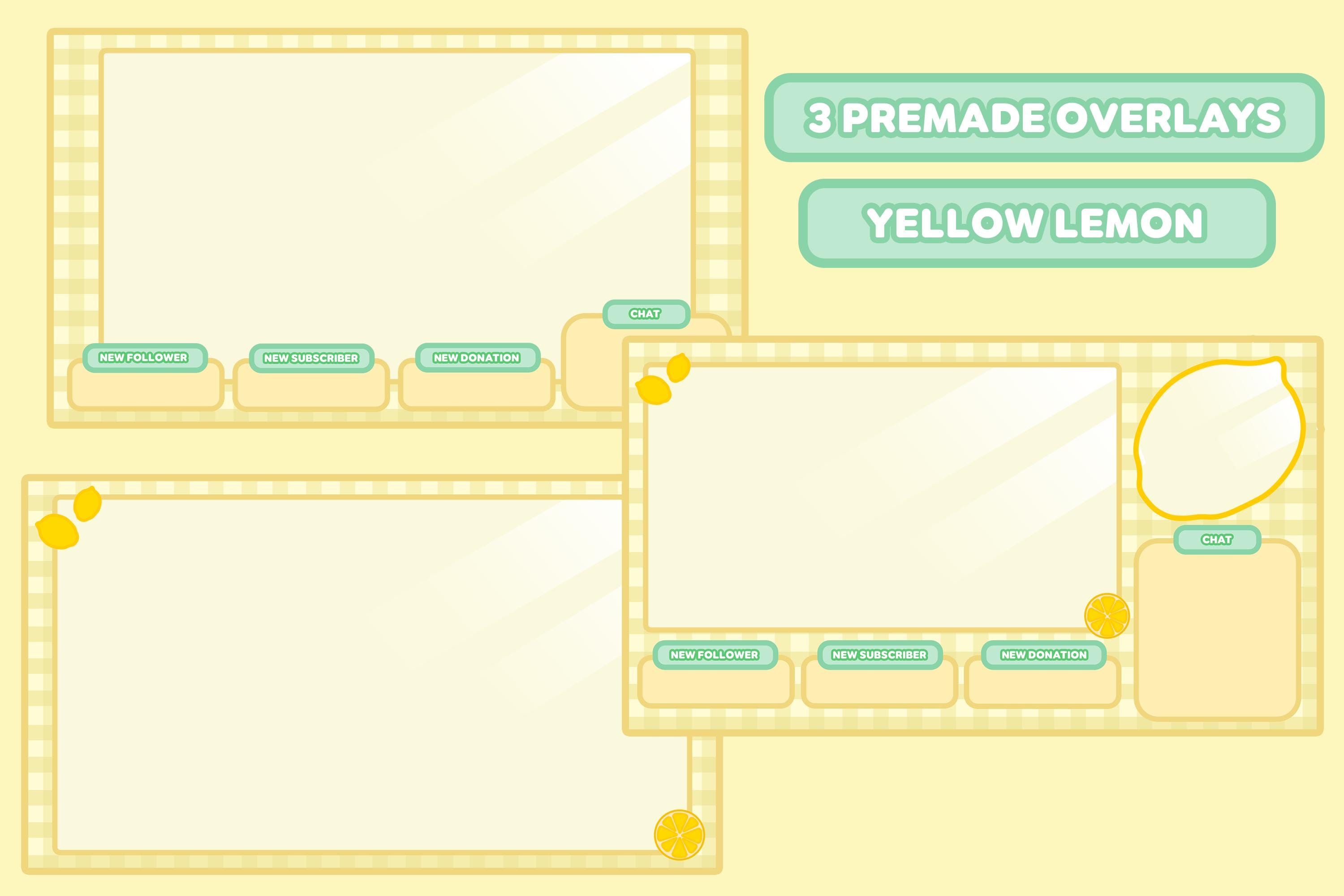 Cute Background for Twitch Streaming, Cozy Gingham Overlay, Twitch ...