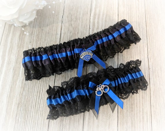 Thin blue line garter Clearance