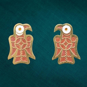 Gothic Eagle Brooches (pair)