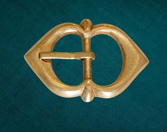 Fivela de latão medieval/renascentista (conjunto de 2)