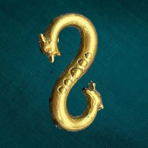 Brass Snake Hooks for Renaissance Rapier Belts