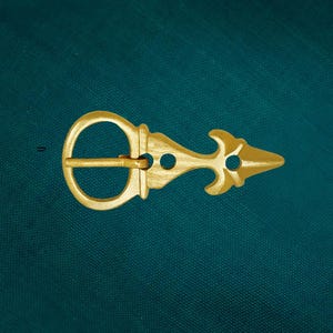 Medieval Buckle - arrow like (set of two)