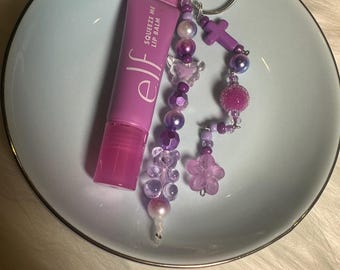 Lip balm keychain