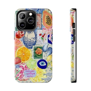 Robuste Telefonhülle auf Reisen - Bunte Schutz, Geschenk für Reiseliebhaber, Lebendiges Design, Einzigartige Telefonabdeckung, Abenteuer-Stil