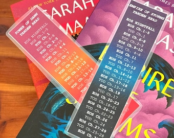 Signets de lecture en tandem Trône de verre - Téléchargement numérique - Lot de 2