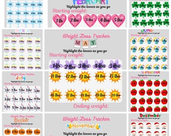 Weight loss tracker| Full year included