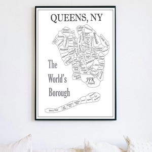 Queens, New York Map