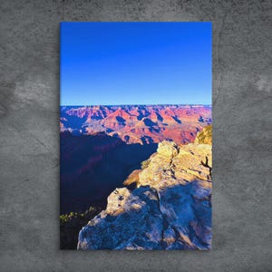 Fotografia originale su tela - Grand Canyon South Rim - Splendido paesaggio naturale - Arte rustica - Ottima idea regalo - SPEDIZIONE GRATUITA
