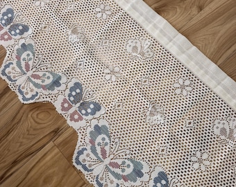 Vintage Butterfly Lace Valance