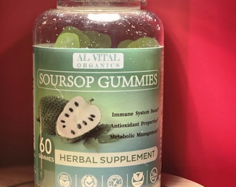 Gomitas de guanábana orgánica (Halal)