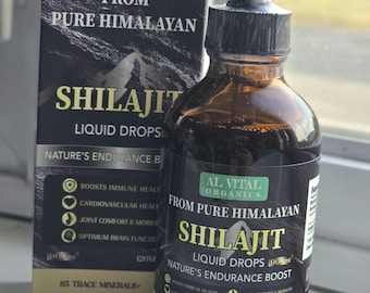 Shilajit Líquido Del Himalaya Orgánico 120ml