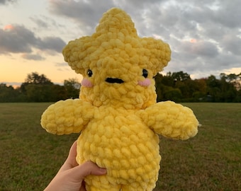 Handmade Crochet Star Buddy- Amigurumi Crochet Plushie Made to Order