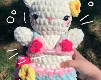 Crochet Bikini Kitty - Handmade Crochet Plushie- Amigurumi Cat