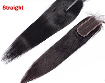 2x6 Swiss HD Lace Closure: Straight Brazilian Remy Hair