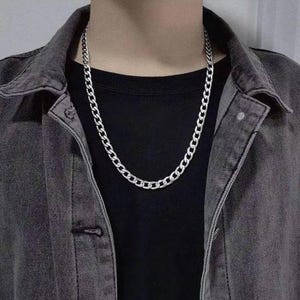 Collar de cadena cubana con nombre personalizado, tarjeta de mensaje personalizada, regalo de cumpleaños para hijo, joyería personalizada para hombre, regalo único para hijo especial