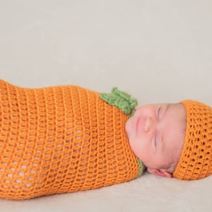 Newborn photo prop Pumpkin Cocoon