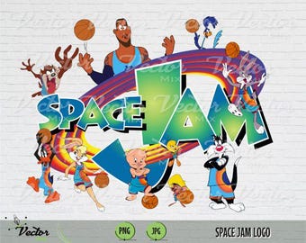 Space Jam 1996 Warner Bros Beach Towel Michael Jordan Tune
