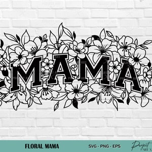 Svg floral mama, Svg Png université Mama, Svg incurvée Mama université, Mama université lettres Svg, svg floral maman, Mama est Svg, Mama Lightning