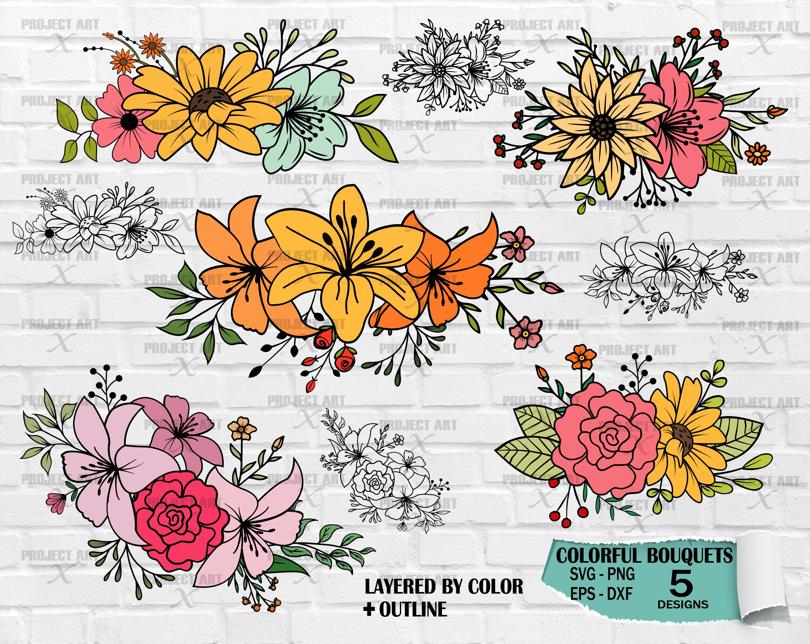 Flower Svg Bundle Floral Arrangement Svg Floral Svg Etsy UK Flower Svg Bundle Floral Arrangement Svg Floral Svg Etsy UK
