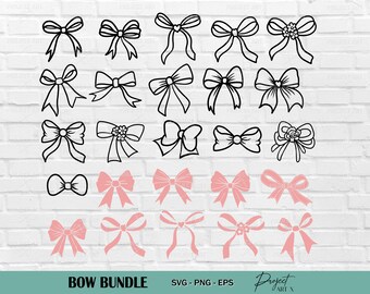 Ribbon Bow SVG Bundle, Ribbon svg, Bow svg, Bow clip art png, Bow Tie SVG, Bow outline SVG, Hand drawn bow clip art, Ribbon Clip Art