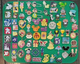 Disney Trading Pins - Authentic lots -25/50/100/200/500 Pins Bulk Mystery Collection