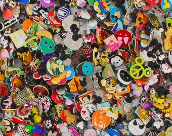 Disney Trading Pins Lot – 25 / 50 / 100 No Duplicates Authentic