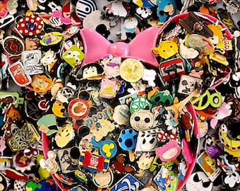 Disney Trading Pins Lot – 25 / 50 / 100 | All Different & 100% Tradable | No Duplicates