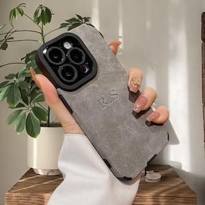 Custom Name iPhone Case: 3D Engraved Shockproof Cover