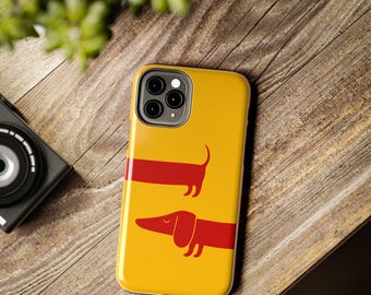 Dachshund Phone Case: Unique Artistic Dog Lover Gift