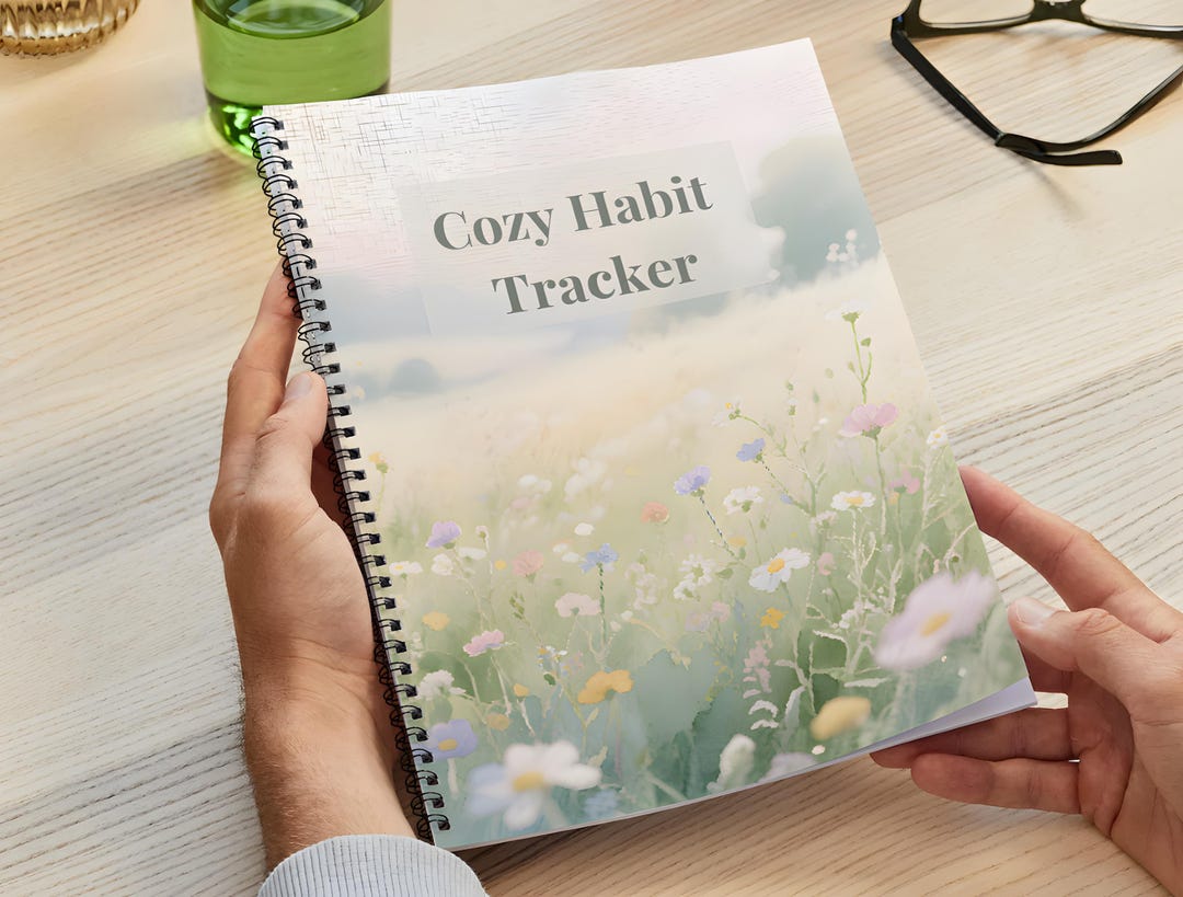 Cottagecore Habit Tracker Printable Kit • Daily Weekly Monthly Planner ...