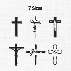 Cross Embroidery Design, Jesus Cross Embroidery, Christian Cross, Cross Bundle Embroidery, Faith, Religious, Jesus, Cross, Christian Designs