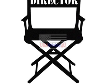 Occupation Director Chair Movie Vinyl Sticker Decal For Car Truck Motorcycle Vehicle Bumper Window Mug  Laptop Tablet Room Wall Decor