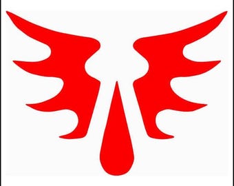 Angel Wings Bleeding Blood  Die Cut Vinyl Decal Sticker for Car Truck Motorcycle Window Bumper Wall Decor