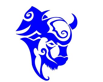 wild buffalo Die Cut Vinyl Decal Sticker for Car Truck Motorcycle Window Bumper Wall Decor