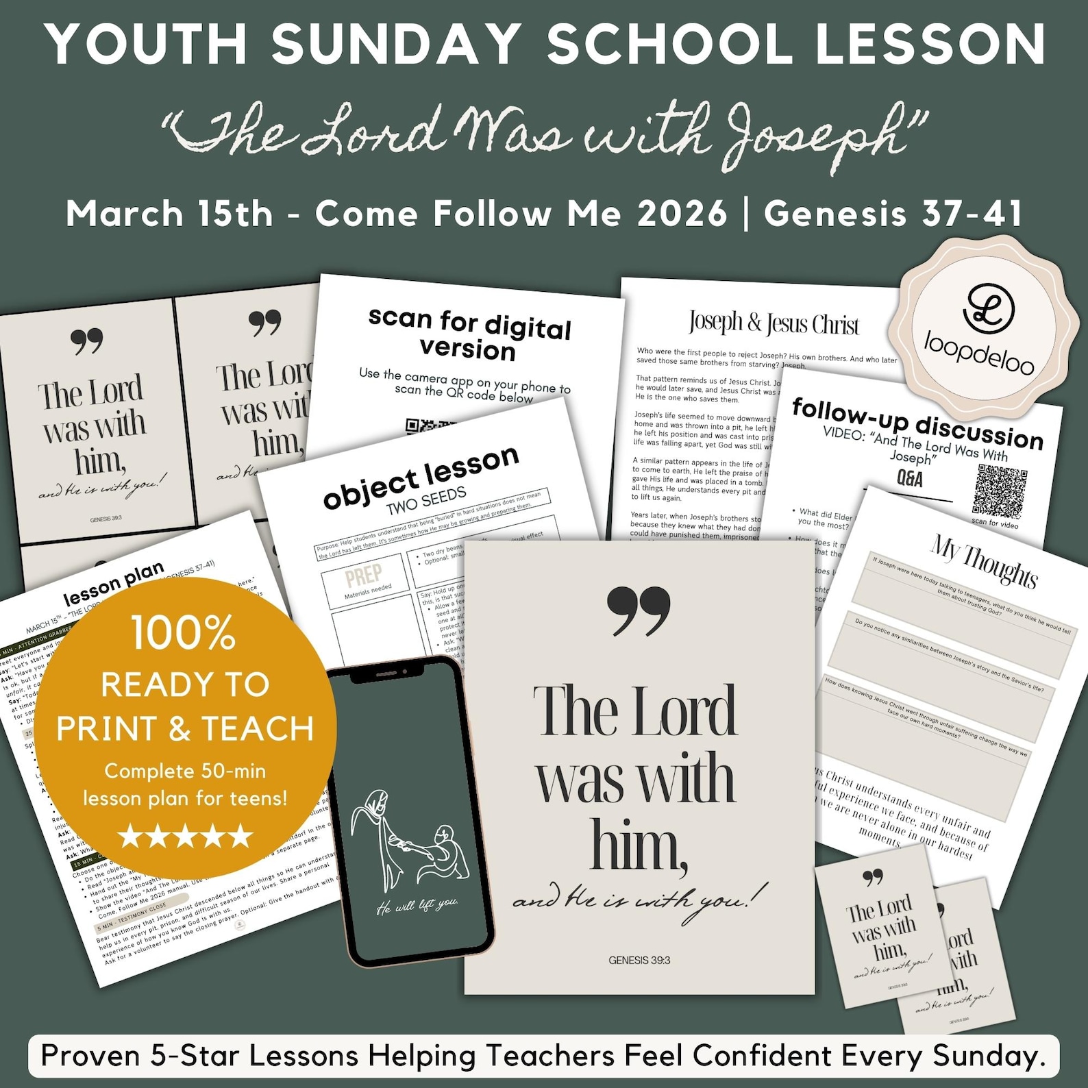 March 15, "The Lord Was With Joseph" Genesis 37-41