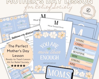 May 10, LDS Relief Society Lesson | A Spiritual Mother's Day Lesson for Women based on April 2026 General Conference Quotes