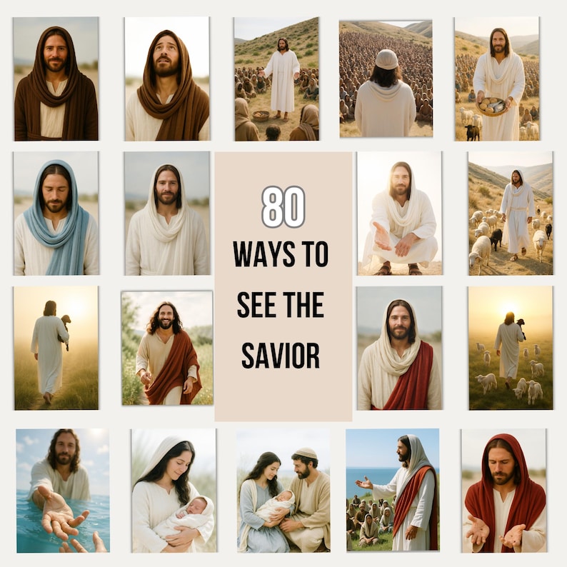 Leben Jesu Christi Kunstdrucke: Christliche Wohnkultur (Digitaler Download, 80-teiliges Set) Bild 4