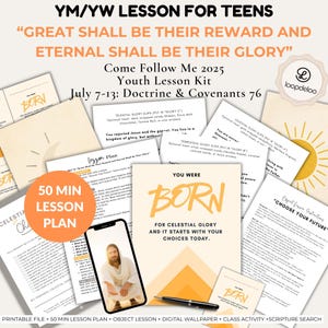 LDS Youth Lesson Kit: Degrees of Glory, Come Follow Me 2025 (Digital Download)