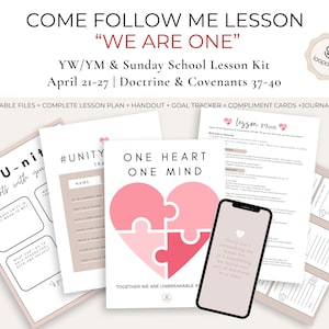 LDS Youth Lesson, LDS Young Women Lesson, April 21-27, Come Follow Me D+C Section 37-40, Youth Sunday School Teaching Help Printable Handout