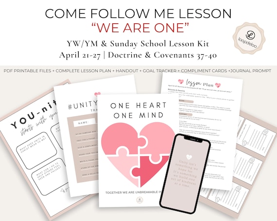 LDS Youth Lesson, LDS Young Women Lesson, April 21-27, Come Follow Me D+C Section 37-40, Youth Sunday School Teaching Help Printable Handout
