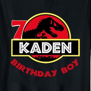 Benutzerdefinierte Name Jurassic Park Geburtstag Junge und Mädchen, Png Download, personalisierte Dinosaurier Familie, Sofort Download, Dinosaurier-Geburtstag-Datei