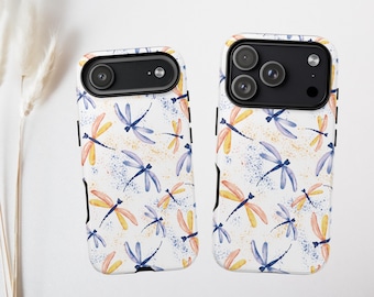 Funda de libélula inspirada en la naturaleza para iPhone 17, 16, 15, 14, Samsung y Google. Un regalo ideal para los amantes de la naturaleza.