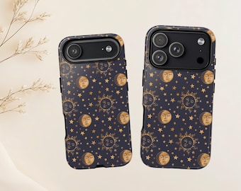 Sun and Moon Phone Case, Celestial Astrology Gift