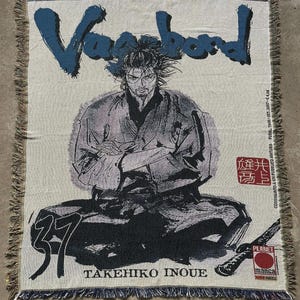 Tapisserie Tissée Vagabond Musashi – 50x60 Pouces – Anime – Neuve
