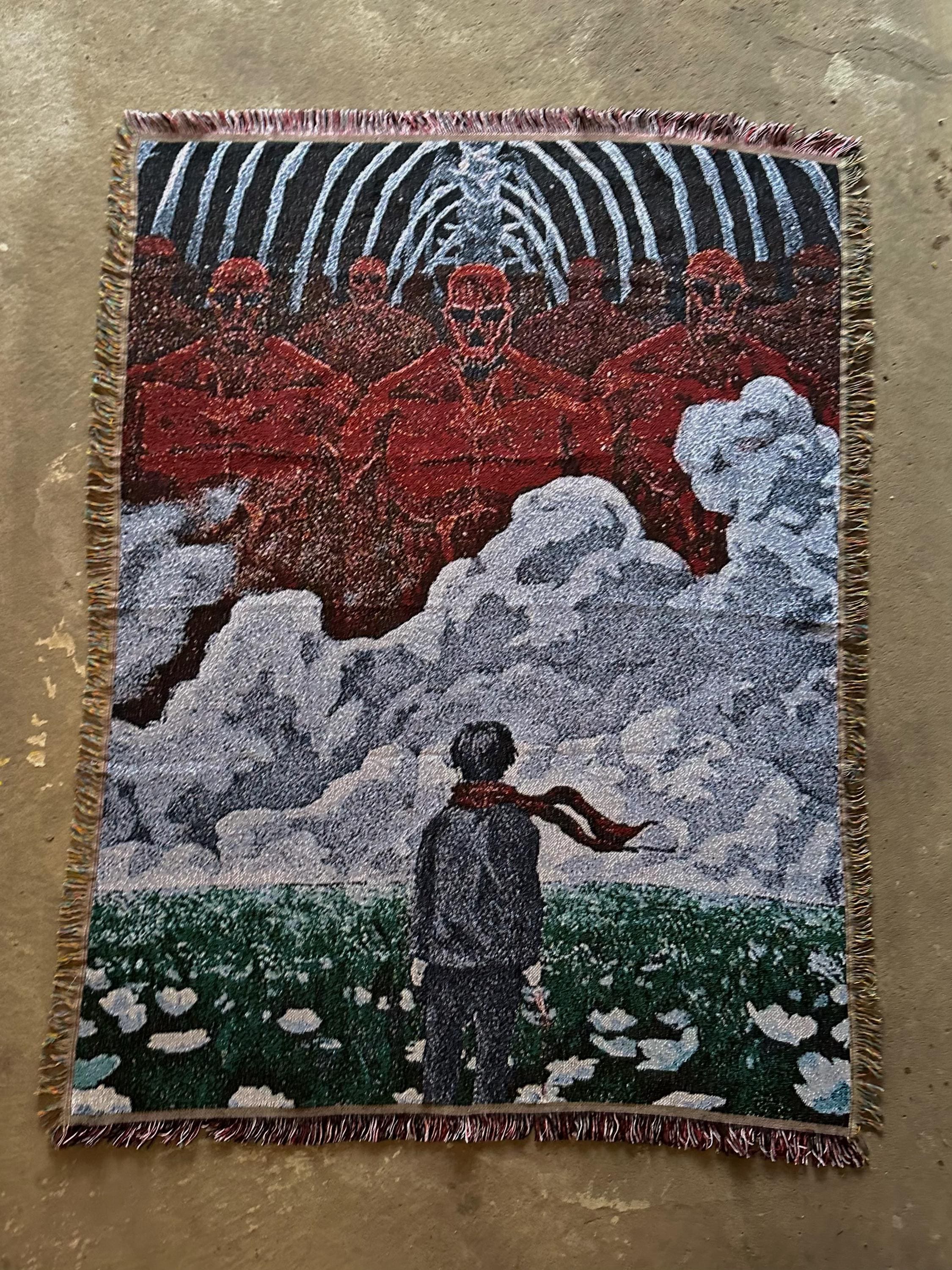 Attack on Titan Blanket - Etsy