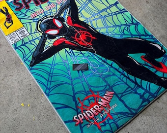 Miles Morales Spider-Man Rug - Soft Kids Bedroom Carpet, Marvel Superhero Decor, Gift for Boys & Girls Room