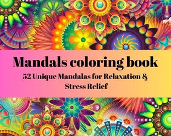 Mandala coloring book