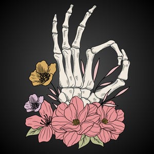 Coleção de arte de caveira e esqueleto em aquarela vintage | 59 downloads digitais de alta resolução | Arte decorativa de parede, projetos de design