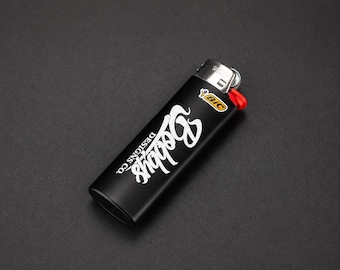 Personalisierte Feuerzeuge mit individueller Laser Gravur | Lighter | BIC J26 | Geschenk für Ihn
