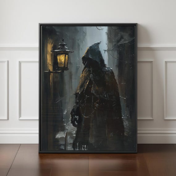 Plague Doctor Decor, Dark Fantasy Art